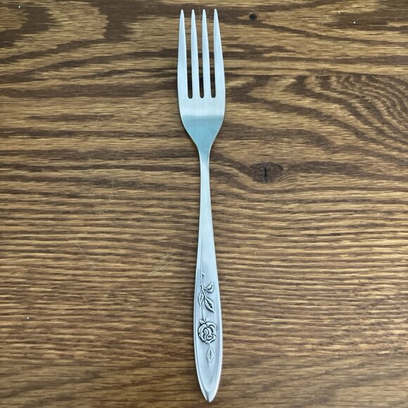 Set of 2 Oneida MY ROSE Dinner Forks 7 1/4" Stainless Flatware Community - Picture 2 of 7